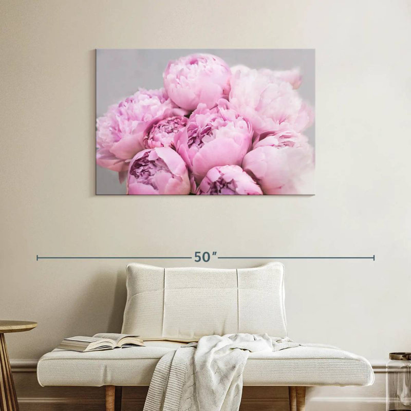 Harnek Peonies I, 26" H x 39" W