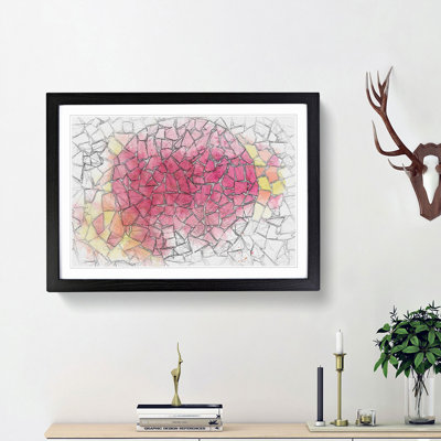 Broken Pieces in Abstract - Picture Frame Painting Print