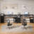 Computer Desk with Monitor Stand & Charging Station, Gaming Desk with LED Lights & Drawers-2116004837-2117043243