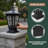 Black Aluminum Outdoor Pole Light