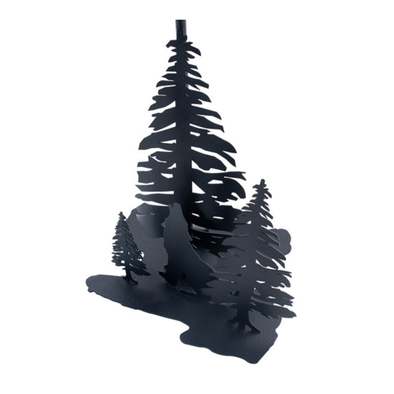 Wolf At Dawn Table Lamp
