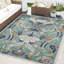 Tapis d'intérieur / extérieur à motif floral multicolore Abani Rugs Liburna-477673697