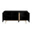 Buffet en bois massif de manguier de 57,25 po de largeur-1155904800
