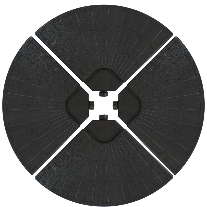 Bases de parasol en porte-à-faux de 50 lb