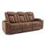 Roska 6 Seater Linen Reclining Sofa-770123987