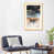 Toile avec cadre en bois beige n'est pas disponible