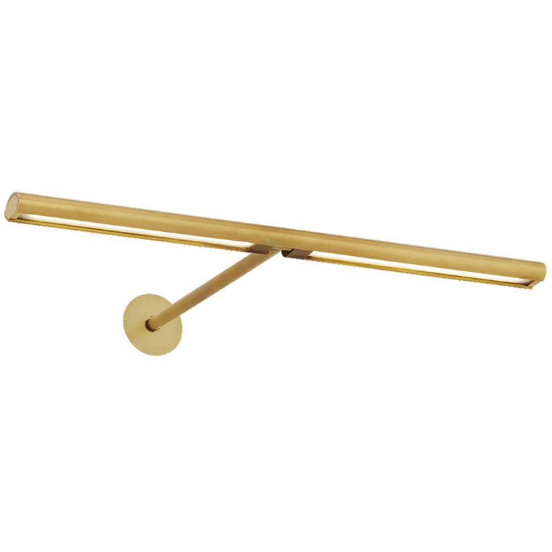 Plural Dimmable LED Wall Mounted Picture Light, Natural Brass