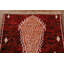 Tapis rouge rouge de style oriental marocain noué à la main 3 x 10