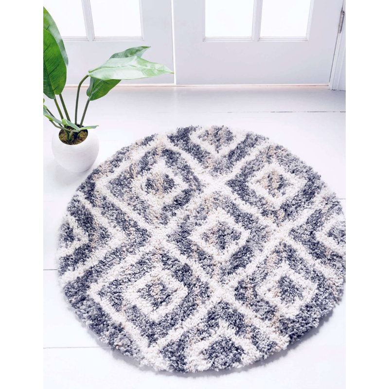Fowkes Oriental Indoor Rug, Round 3'3"