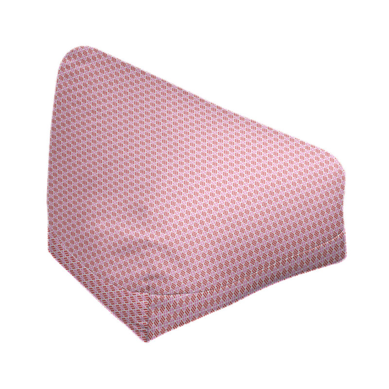 Bean Bag Chair & Lounger, 29" H x 38" W x 42" D, Pink/Red