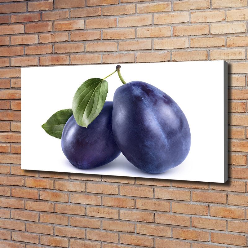 Plums - Wrapped Canvas Print