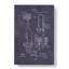 Toilet Water Closet Patent Dark - Wrapped Canvas Drawing - Wrapped Canvas-61883612