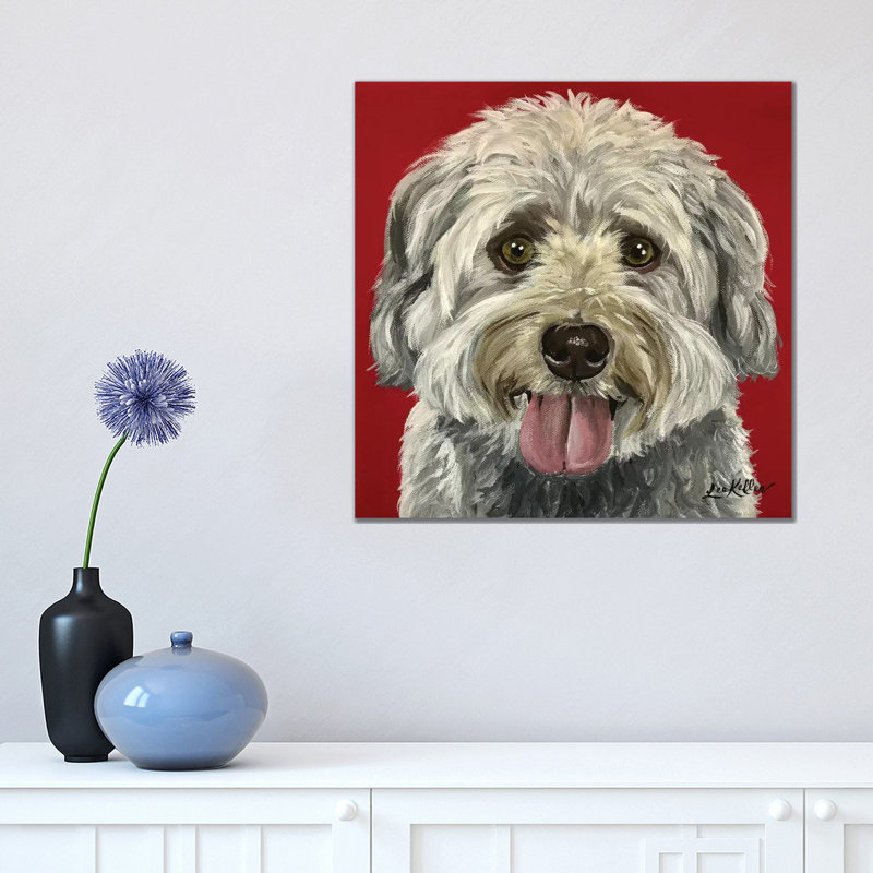 Bentley The Havanese by Hippie Hound Studios - Wrapped Canvas Print, 45.72 cm H x 45.72 cm W x 1.91 cm D