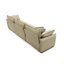 Canapé modulaire Mid-Century 3 places avec 2 coussins et 3 coussins décoratifs en velours côtelé-83401570