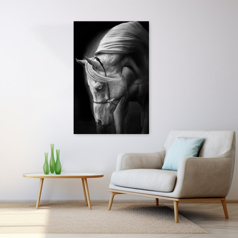 Art contemporain Art cheval contemporain, H 48 po x l 32 po