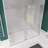 Raymore - W x 62'' H Single Added Door Frameless Tub Door with TSUNAMI GUARD-50266326