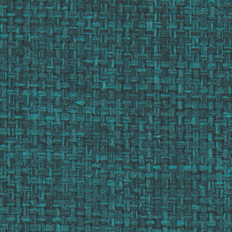 Lit standard capitonné avec rangement à profil bas Anekey, Lin bleu sarcelle Sanborn, Très grand