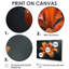 Orange orange, lis noir, photo de printemps IV - lys, art mural-391415419-391415373
