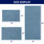 Azriah Luxury Chenille Super Soft Absorbent Polyester Rectangle Non-Slip Bath Rug-448502983-448502982