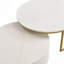 Table basse gigogne moderne avec tiroir, table centrale Modern