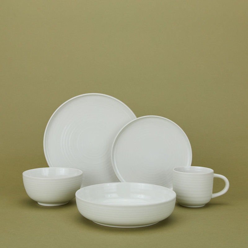 Essential Stoneware Cereal Bowl, Bone