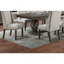 Chaises d'appoint traditionnelles 2Pc rembourrées à oreilles avec finition chêne