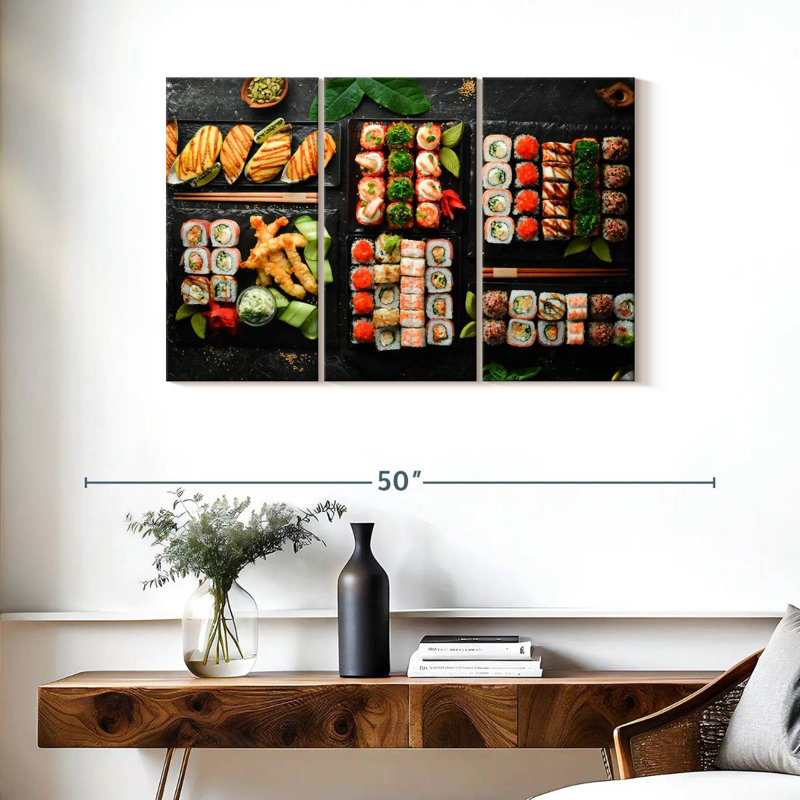 Yarlin Sushi Party, 24" H x 38" W