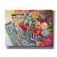 Epic Graffiti 'Meandering Garden Path'  by Dorothy Fagan Canvas Wall Art, 34" x 26"