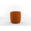 Chaises d'appoint confortables en caramel, pivotant rembourré en laine, Home Living