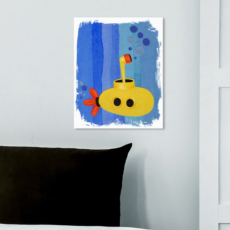Art sur toile sous-marin Hiland Park, H 45 po x l 36 po x P 1,5 po