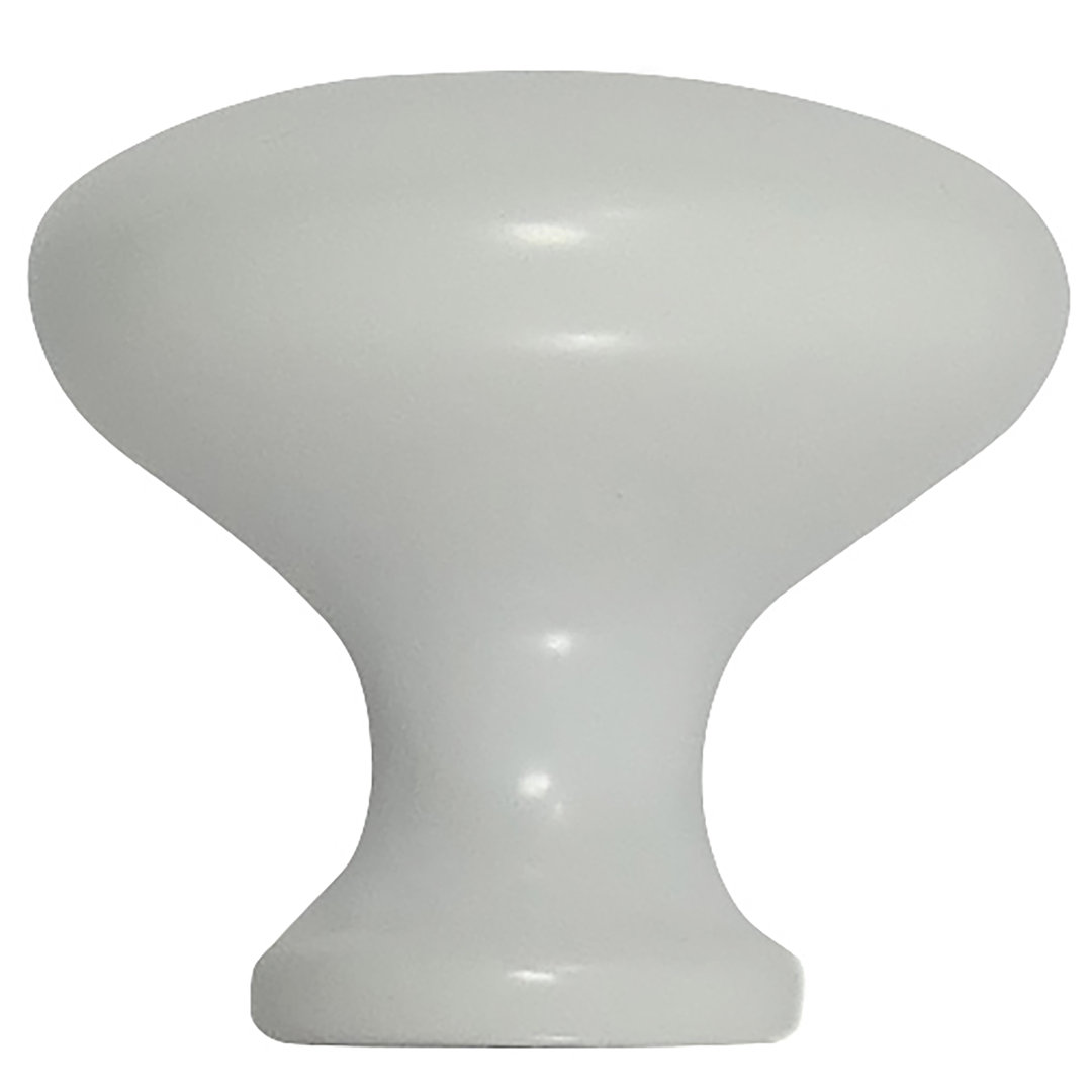 Laurey Celebration 1.25" White Knob Laurey