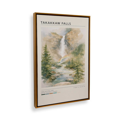 Takakkaw Falls, reproduction d'art sur toile