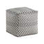 Pouf carré en tissu d'ameublement en tissu jacquard moderne, repose-pieds, repose-pieds antidérapant, fauteuil à billes, repose-pieds 1pc