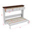 Lit escamotable simple avec tiroirs multiples