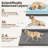 Lesure RealOrtho 3-Layer Orthopedic & Memory Foam Sofa with Removable Cover Dog Bed-135250921-135250915