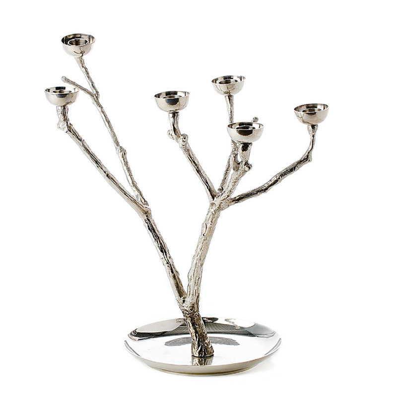 Porte-bougie Alfrida Twiggy S, Silver