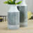VIP Metal 12 in. Gray Antique Milk Canisters Set of 2
