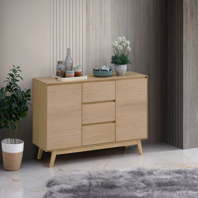 Oak Finish Server