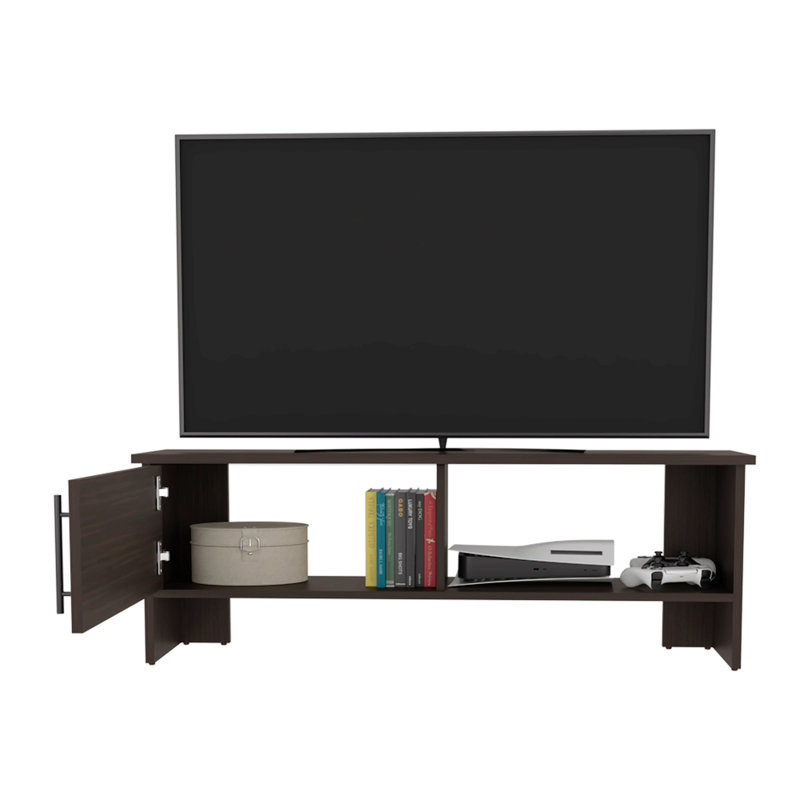 Meuble télé, noyer foncé