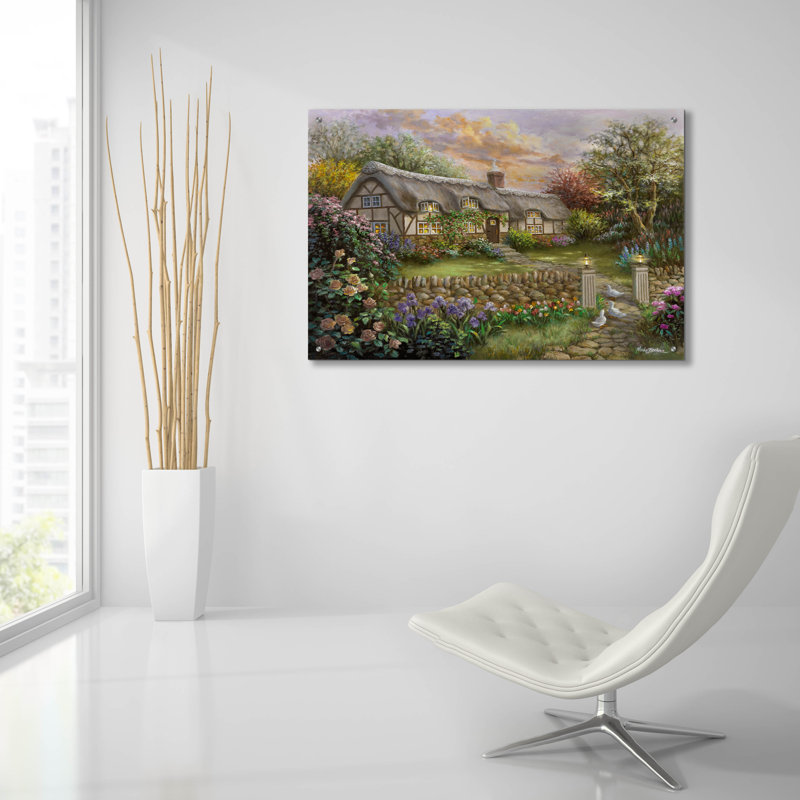  «Rapture» par Nicky Boehme, art mural en verre acrylique, 36 po x 24 po, H 24 po x l 36 po
