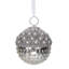 Ornement en forme de boule de verre classique intemporel