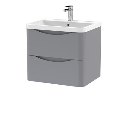 Lunar 600 mm Single Vanity with Integrated Basin