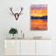 Sunshine Over The Mountains - Wrapped Canvas-56666833