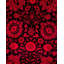Tapis noué à la main Mazarine, unique en son genre - rouge