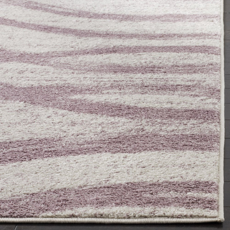 Parkinson Power Loom Rug, Cream/Purple, Rectangle 155 x 229 cm