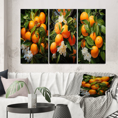 " Tangerine Tango Bouquet " 3 - Pieces