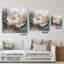 Art floral moderne blanc-326318945