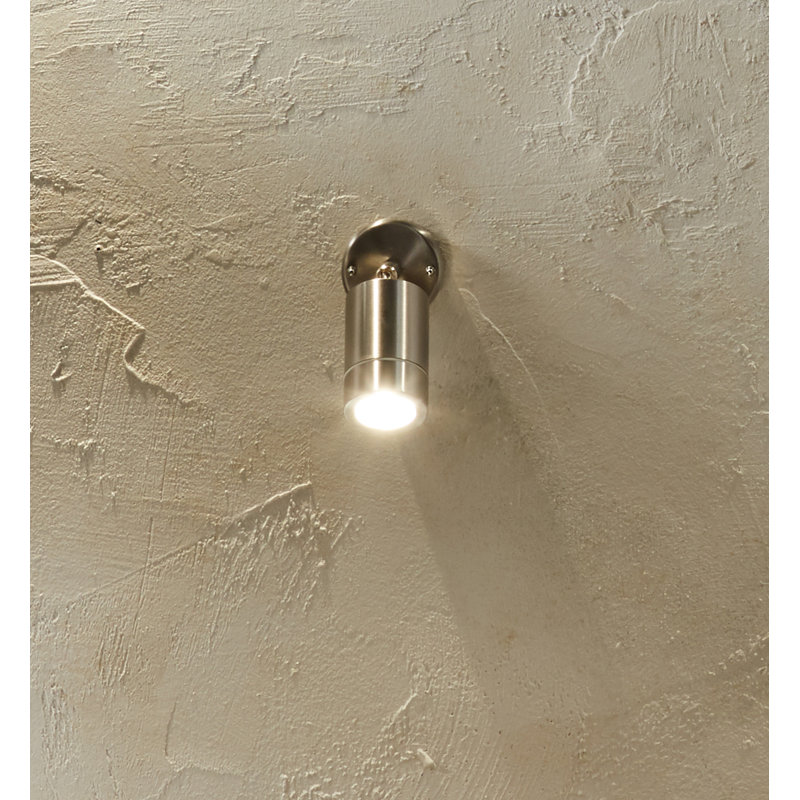 Aariyah Outdoor Armed Sconce, Silver