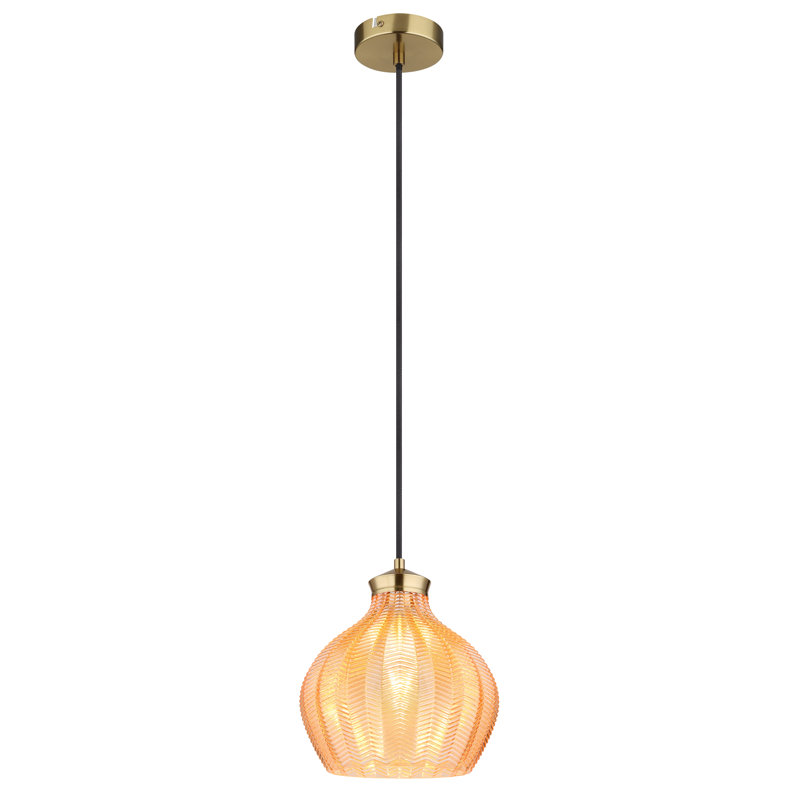 Daviid 1 - Light Gold Pendant