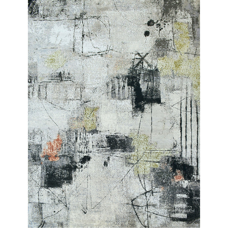 Tapis rectangulaire noué à la main, Rectangle 12 pi x 15 pi